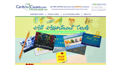 Desktop Screenshot of cardsforcauses.com
